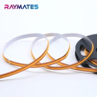 Tira de LED COB Raymates de 24 V, Corte Libre, 3000 K, 8 mm, Tira de LED Flexible de 528 LED, Fácil de Instalar, para Diseño de Interiores