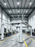 Manipulateur de portique anti-poussière personnalisé, robot de préhension et de placement autonome pour la production continue en usine de transformation des métaux