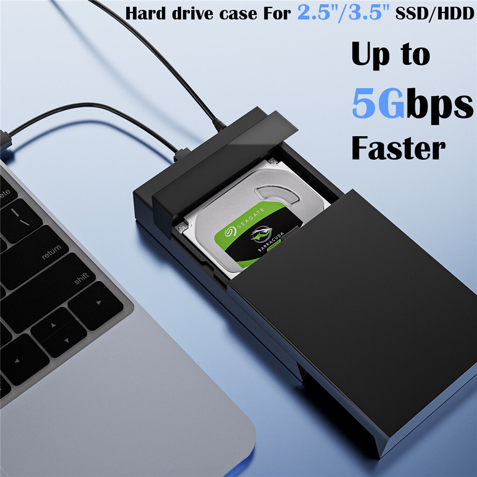 GRAUGEAR | Docking station per disco rigido SATA da 3,5 pollici, 2,5 pollici, alloggiamento per hard disk | USB 3.0 | USAP | Adattatore USB-C con | G-3502-AC GRAUGEAR | Docking station per disco rigido SATA da 3,5 pollici, 2,5 pollici, alloggiamento per hard disk | USB 3.0 | USAP | Adattatore USB-C con | G-3502-AC