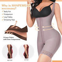 2020 nouveauté taille haute corps Shaper bout à bout taille formateur Shapewear contrôle ferme body pour femmes grande taille respirant