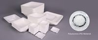 Barquette en plastique jetable personnalisable PP/PS/PLA, emballage blister, conteneur alimentaire à 1-3 compartiments, fruits frais, viande, FQ-2014-50 Marque