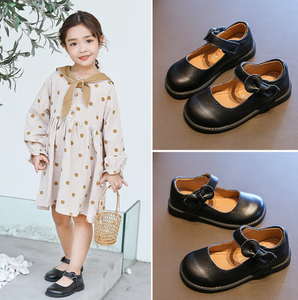Precio de Fábrica, Venta al por Mayor en China, Zapatos de Vestir para Niñas, Zapatos Escolares Negros de Cuero Genuino, Zapatos Mary Jane para Niñas - Product Image 2