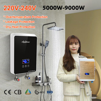 8000W 220V toda la casa debajo del fregadero termo de agua eléctrico calentador de agua eléctrico instantáneo de bajo consumo para ducha