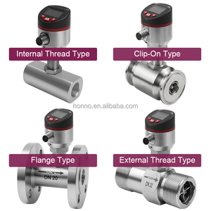 高精度デジタルオイル流量計、外ネジフランジ、DN10、OEMカスタマイズ可能な電子タービン流量計 - Product Image 3