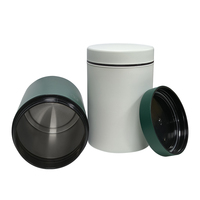 Pot de conservation hermétique en acier inoxydable 304 de qualité alimentaire avec cuillère, personnalisable avec logo, pour protéines en poudre, thé matcha, café, nutrition sportive