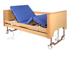 Cama de Cuidado Médico Eléctrica de Madera Hochy para Pacientes Mayores, Muebles de Hospital, Clínica, Cuidado en el Hogar - Product Image 2