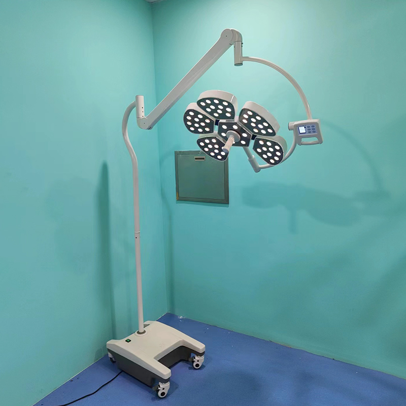MN-LED5M Mobile Hospital Operating Lamp Hot Sale OT Light Electric Power Source LED Light Metal Material