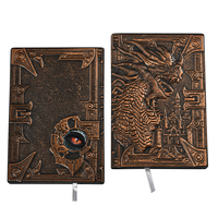 Glam — Journal de voyage à Sublimation, matériel en cuir de haute qualité A5, taille personnalisée, agenda Dragon
