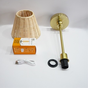 European Design LED Table Lamp Fabric Cloth <strong>Cover</strong> Shade Iron Body Touch Control Decorative Light DC - Product Image 4