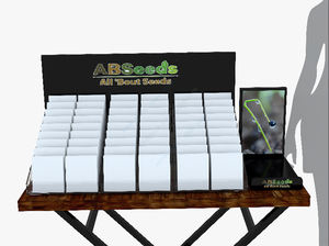 Nuevo diseño de expositor de semillas desmontable para almacenamiento y exhibición de sobres de semillas para uso en escritorio. - Product Image 2