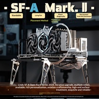 All-aluminum CNC Open-frame ATX Vertical Graphics Card Desktop Installation Suitable for Future Mach SF-A Open Chassis