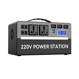 power station stock big capacity battery products cheap price 200W 300W 600W 1000W AC 220V portable power bank wallet