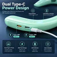 Power Bank Wearable Khusus untuk Headset VR 5000-10000mAh 18W Tipe-C Isi Ulang OEM ODM