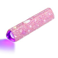 Diamant 3w Sans Fil De Poche Uv Portable Mini Lampe À Ongles Vernis À Ongles Sèche Nail Salon Lampe De Cuisson pour La Maison & Salon
