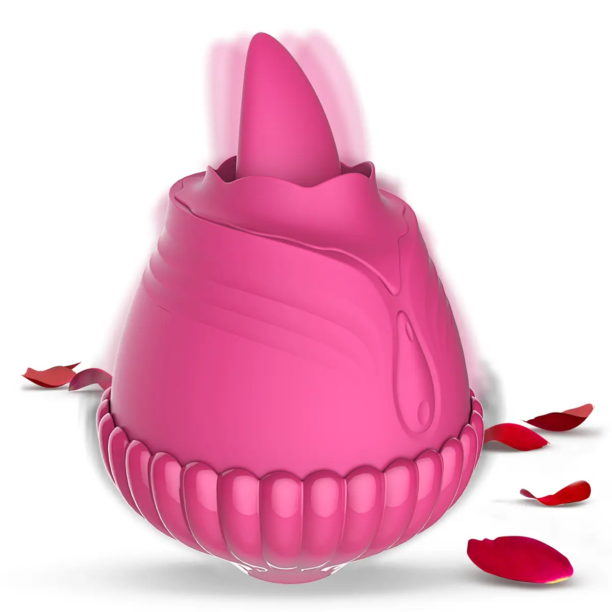 Rose vibrateur pour femmes, 4 pièces, jouet sexuel, Stimulation du clitoris, langue, point G, mamelon, chatte, échelle 2022