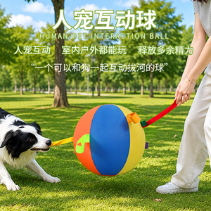 Pelota de Juguete Gigante Reforzada para Mascotas, Pelota Rebotante, Juguete para Perros Border Collie y Golden Retriever, Resistente a Mordidas, Pelota Extra Grande para Perros - Product Image 1