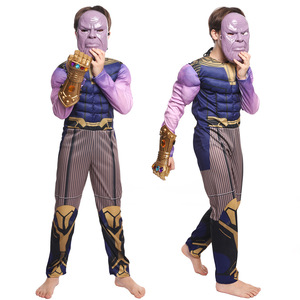 Disfraz de Thanos para niños, máscara morada, traje para fiesta en el escenario, de 8 a 13 años - Product Image 2