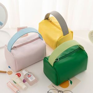 Customized Embroidery Logo Portable Oxford New Light Beauty Travel <b>Toiletry</b> Zipper Organizer Makeup Bag - Product Image 2