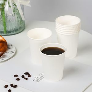 Gobelets en papier jetables 8/10/12/16/20 oz, gobelets en papier à paroi simple pour boissons chaudes/froides - Product Image 2