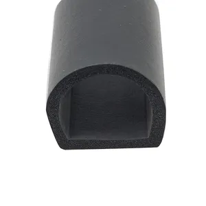 Venda por atacado de borracha de venda direta tira de vedação de espuma EPDM durável para uso doméstico em forma preta personalizada