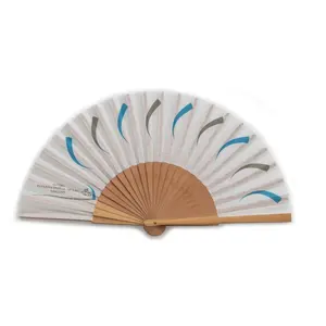 Abanico de madera de algodón, merchandising personalizado - Product Image 3