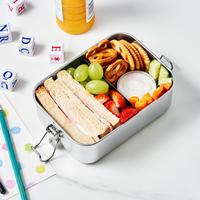 Boîte à lunch isotherme en acier inoxydable 304 de qualité alimentaire, personnalisée par le fabricant, étanche et hermétique, avec séparateur, pour bento