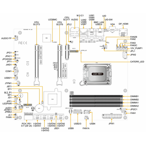 Placa Base para Estación de Trabajo ATX MBD-X14SAE-F con un Solo Socket LGA-1851 (Socket V1), Compatible con DDR5, Entrega Rápida, Buen Precio - Product Image 3