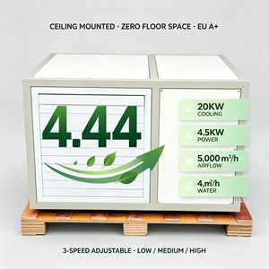 <span class=keywords><strong>Aire</strong></span> <span class=keywords><strong>Acondicionado</strong></span> Industrial <span class=keywords><strong>Split</strong></span> de Techo 20KW con Cortina de Agua, Ahorro de Energía, 380V R410A para Taller/Almacén 100-150 ㎡ - Product Image 2