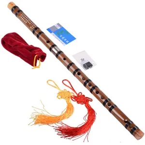 质量好的专业中国乐器G/E/F/D/C钥匙竹笛为学生提供全套配件