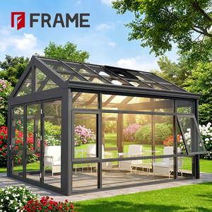 Estructura de Solárium de Aluminio Personalizada, Opcional con Forma de Domo Circular o Techo a Dos Aguas Estándar, con Vidrio de Baja Emisividad - Product Image 4