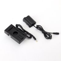 Kit de batterie factice JZR EN-EL15 avec câble droit et plaque, gaine en PVC pour appareil photo