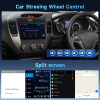 Podofo 9'' pour Kia K3/Cerato/Forte 2013-2016 Autoradio 4+64G Audio de voiture Autoradio sans fil Carplay/Android Auto Vente en gros OEM