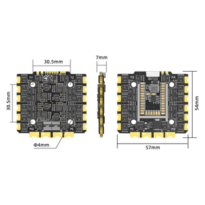 SEQURE E130 G2 30.5*30.5 130A BLHeli_32 AM32 128K 4IN1 ESC 4-8S pour Drone de Course FPV Freestyle - Product Image 5