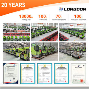 Barredora de Asfalto Eléctrica para Uso en Interiores y Exteriores, Barredora de Pisos para Hojas Secas, Barredora de Carreteras Halo - Product Image 3