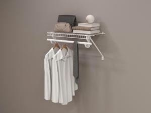 Tùy Chỉnh Nhựa Quần Áo Đường Sắt Móc Thiệt Hại Miễn Phí Tường Lưu Trữ Cho Treo Quần Áo Cho Phòng Tắm & Nhà Bếp - Product Image 4