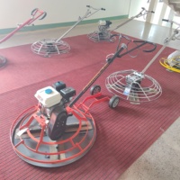 Finitionneuse à béton industrielle CE à essence/électrique pour sols d'usine et chantiers de construction – Talocheuse motorisée autoportée