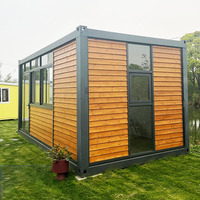 Villa préfabriquée en acier à 3 chambres à assembler rapidement et à faible coût, pour bureau, cuisine, camping, maison, resort extérieur, école