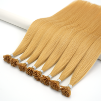 Extensiones de Cabello Humano Virgen Remy 100% con Punta en U, Color y Logotipo Personalizados, Precio de Fábrica, Venta al Por Mayor para Salones de Belleza