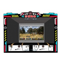 Jeu de tir au pistolet sur écran projecteur pour 4 joueurs, simulateur de chasse réaliste, machine de jeu vidéo d'arcade