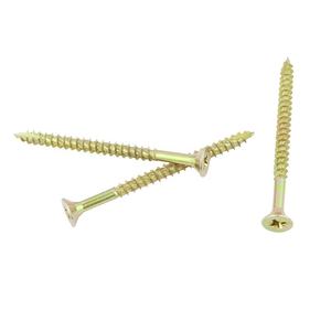 Tornillos turbo de <span class=keywords><strong>madera</strong></span> <span class=keywords><strong>Spax</strong></span> chapados en zinc amarillo con cabeza CSK doble de accionamiento PZ3 y rosca dentada - Product Image 6