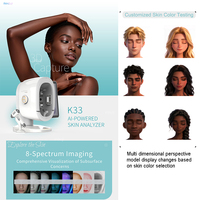 Analyseur de peau professionnel K33 36 millions de points – Machine d'analyse cutanée faciale