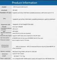 Web hosting media case rack computadora precio NAS storage Edge PC hpserver G10 DL 580 10gbps servidor dedicado