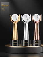 Trofeo de Cristal Personalizado para Campeonato de Béisbol - Premio y Conmemoración de China para la Gloria de los Ganadores Destacados
