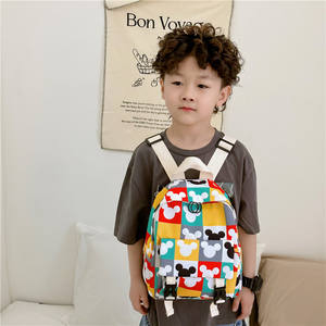 Mochilas Escolares Portátiles de Moda para Jardín de Niños, Lindas Mochilas de Mickey y <span class=keywords><strong>Minnie</strong></span>, Bolsas de Hombro de Nailon de Gran Capacidad para Niños - Product Image 4