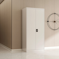 Armoire de classement en acier de haute qualité Homniture à 2 portes avec placard de rangement pour usage de bureau