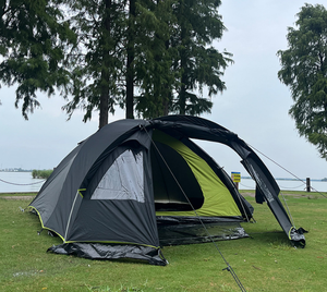 <span class=keywords><strong>Tente</strong></span> de camping à une chambre et une pièce <span class=keywords><strong>Tente</strong></span> de camping pour trekking à double couche, épaissie et résistante à la pluie, pliable et portable - Product Image 2