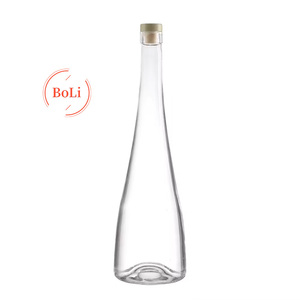 Factory Customized Teardrop-shaped Triangular Glass <strong>Bottles</strong> Long-necked Spirits <strong>Bottle</strong> <strong>champagne</strong> Glass <strong>Bottles</strong> with Cork - Product Image 6
