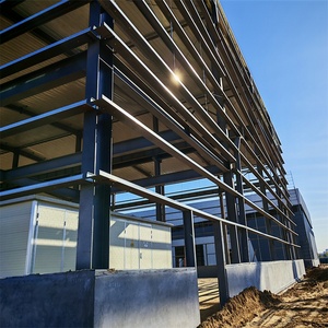 <span class=keywords><strong>Edificios</strong></span> <span class=keywords><strong>Prefabricados</strong></span> de Estructura de Acero Modernos, Almacenes de Estructura Metálica Económicos, Seguros y Duraderos, Construcción de Casas de Acero Estructural - Product Image 4