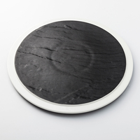 Assiette ronde japonaise en céramique de ml, vaisselle, couleur dos mat