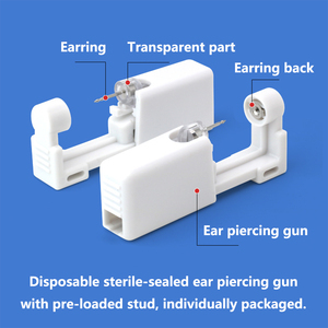 Strumento per <span class=keywords><strong>Piercing</strong></span> all'<span class=keywords><strong>Orecchio</strong></span> Usa e Getta con Orecchino in Acciaio Inossidabile, Vendita Diretta dalla Fabbrica - Product Image 4